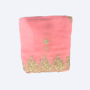 Sari Dubai Manik Embroidery Pink
