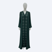 Jubah Dubai Plant in Forest Green