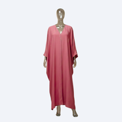 Jubah Manik Key in Maroon Red
