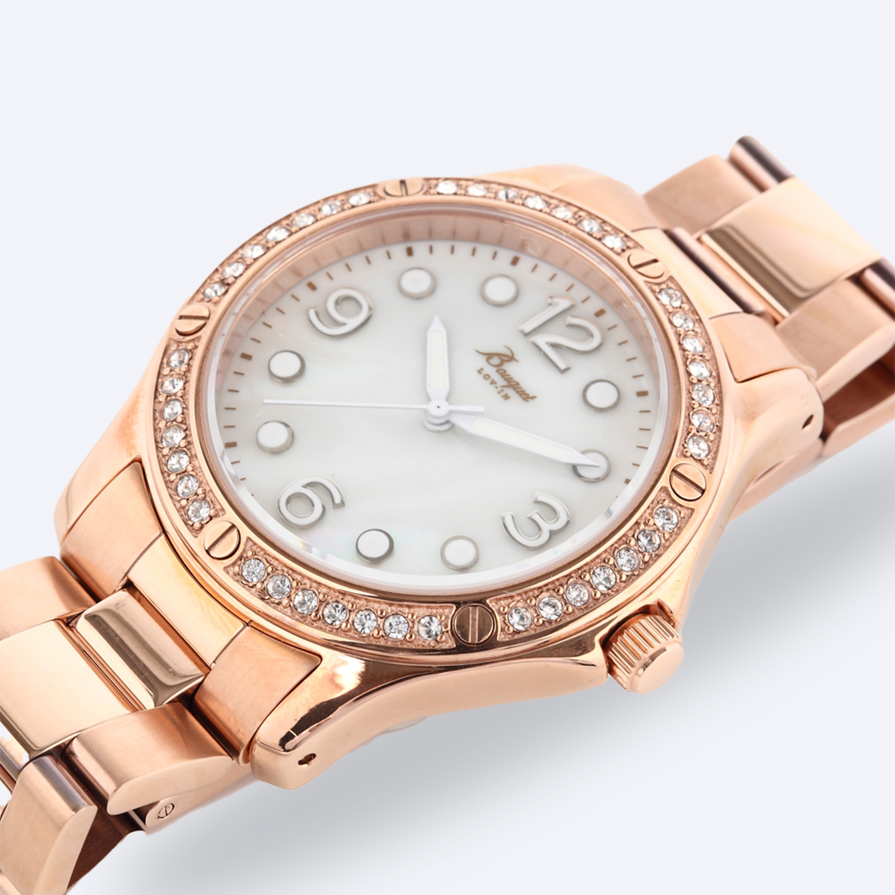 LOV-IN BOUQUET Ladies Rose Gold Classic Watch