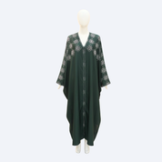Jubah Manik Clover in Forest Green