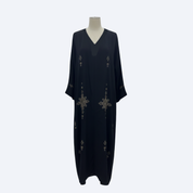 Jubah Dubai Fireworks in Jet Black