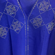 Jubah Manik Clover in Royal Blue