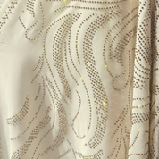 Jubah Manik Swirl in Off White