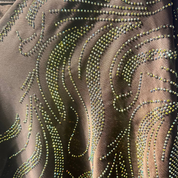 Jubah Manik Swirl in Mocha Brown