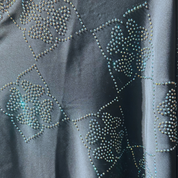 Jubah Manik Clover in Slate Grey