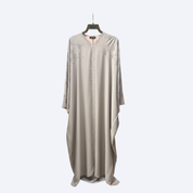 Jubah Manik Fireworks in Nude Brown