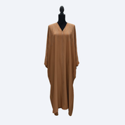 Jubah Manik Branches in Coffee Brown