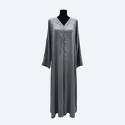 Jubah Manik Diamond in Smoke Grey