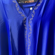Jubah Manik Fan in Royal Blue