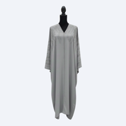 Jubah Manik Branches in Opal Grey