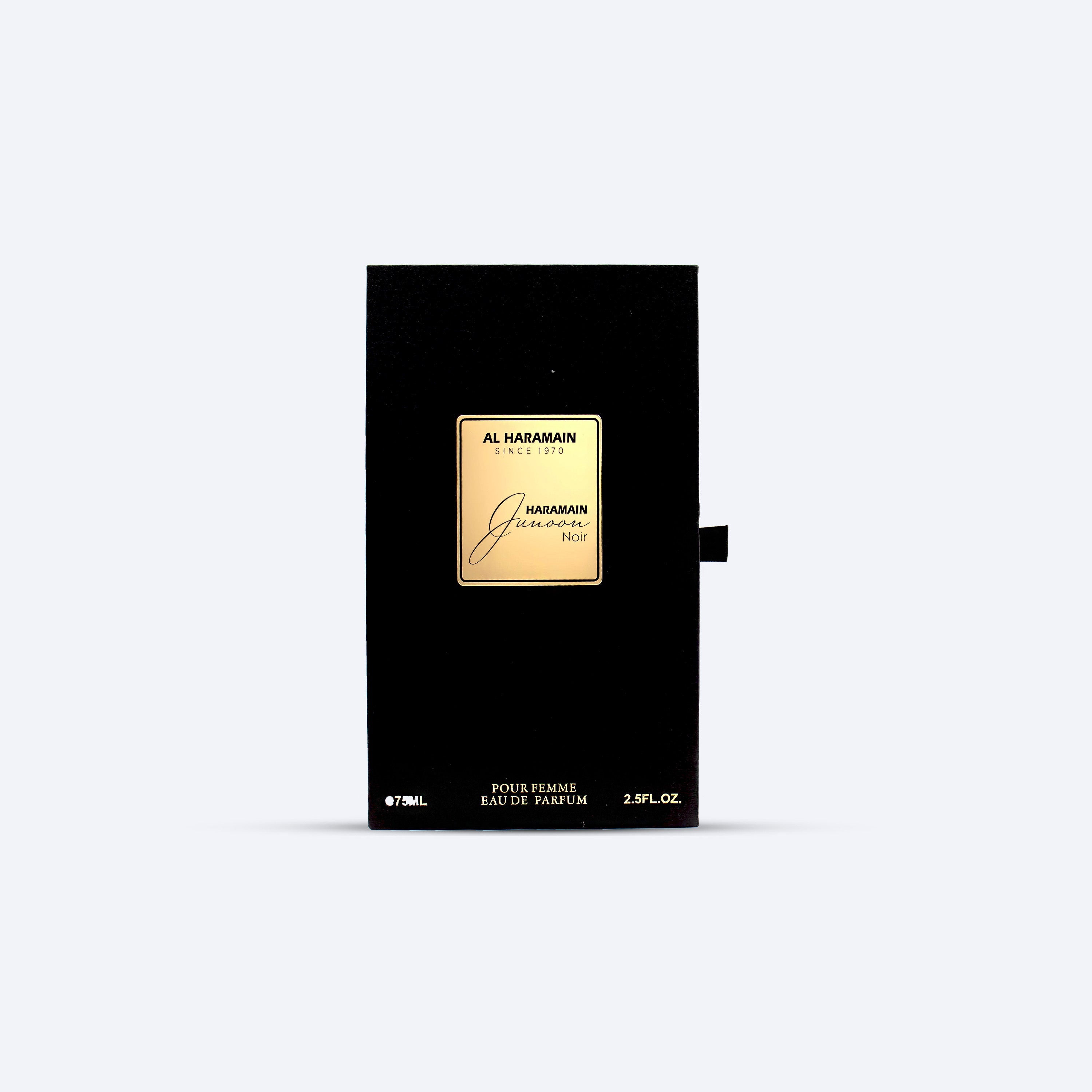 Al Haramain Junoon Noir 75ml – Al Bukhari Brunei