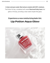 ALTERNATIVE STEREO Lip Potion Aqua Glow No.8 Sugar Purple