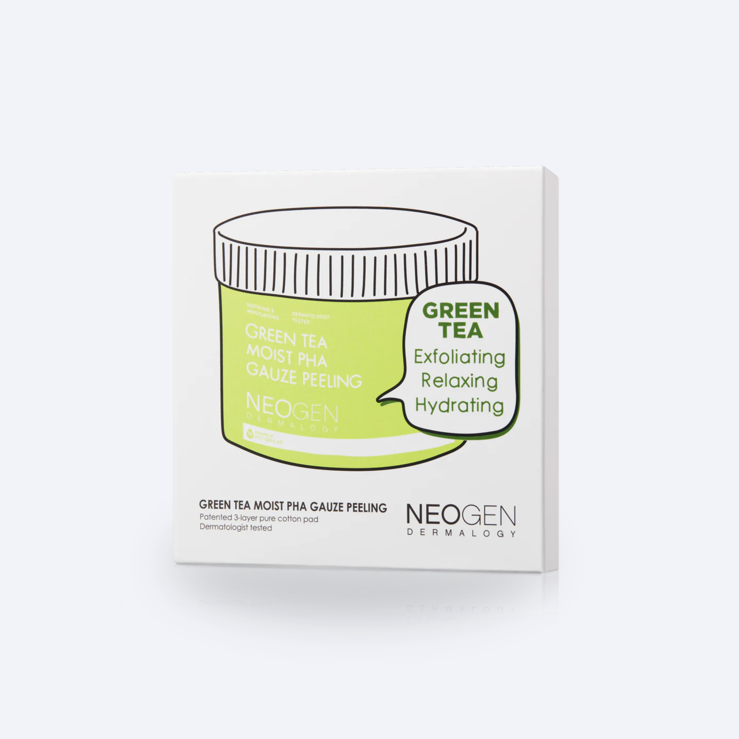 NEOGEN Dermalogy Green Tea Moist PHA Gauze Peeling 10PC