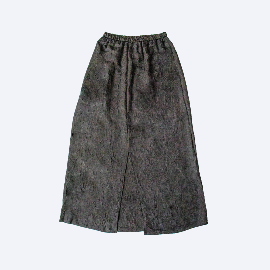 Textured_Satin_Pencil_Skirt_with_Back_Slit_-_Black_Grey_-_2.png